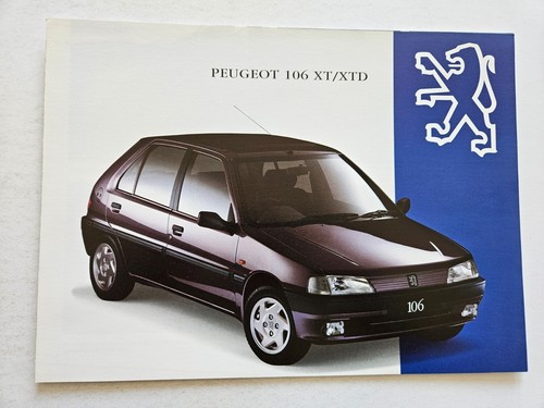 Peugeot 106 sales brochure - peugeot,