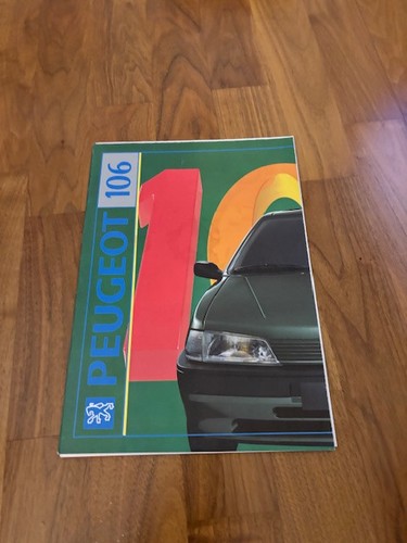 1992 peugeot 106 - peugeot, brochure