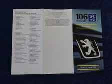 Peugeot 106 Price List