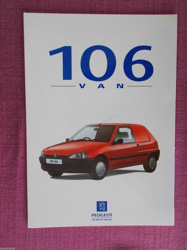 Peugeot 106 van sales brochure - peugeot,