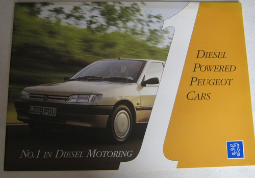 1993 peugeot diesel brochure - 1993,