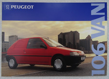 PEUGEOT 106 VAN Brochure 1994