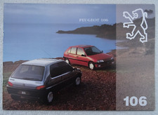 PEUGEOT 106 UK Sales Brochure