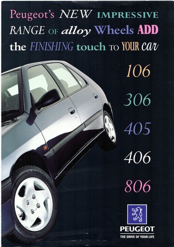 Peugeot accessory alloy wheels - alloy,