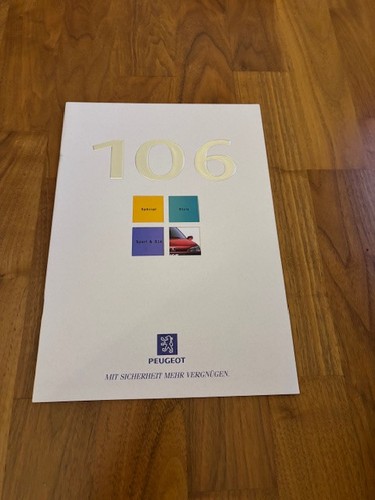 Peugeot 106 brochure 1998 - 106, 04/1998