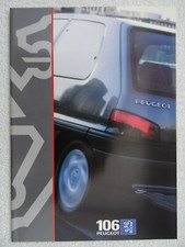 Peugeot 106 Brochure 1995