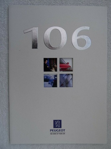 Peugeot 106 brochure 1996 - brochure, gti