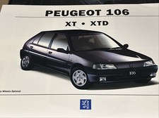 Peugeot 106 XT XTD Models Car