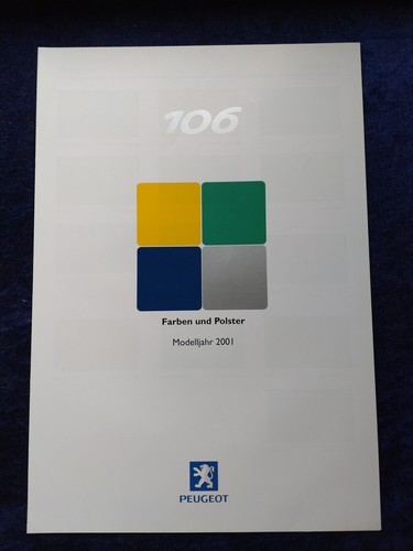2001 peugeot 106 - colours, and