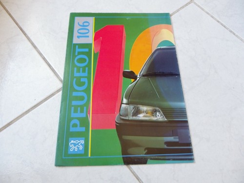 Peugeot 106 1992 brochure - 106, nl