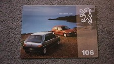 PEUGEOT 106 SALES BROCHURE