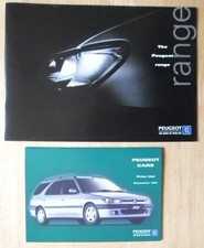 PEUGEOT Range orig 1997 UK Mkt
