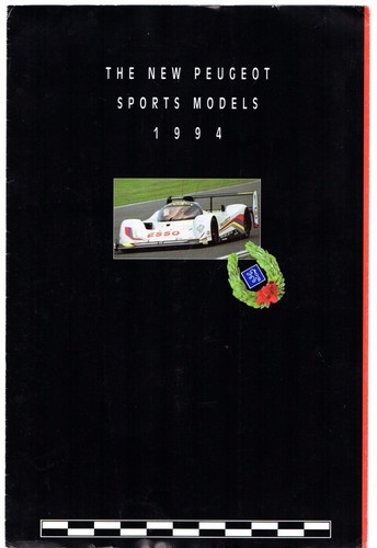 Peugeot new sports - new, 1994