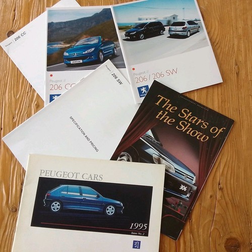Peugeot job lot booklet 3x - job,