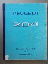 PEUGEOT 204 SALOON orig 1965